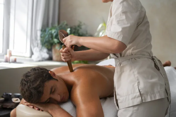 Abhyanga Massage Session for Relaxation and Wellness